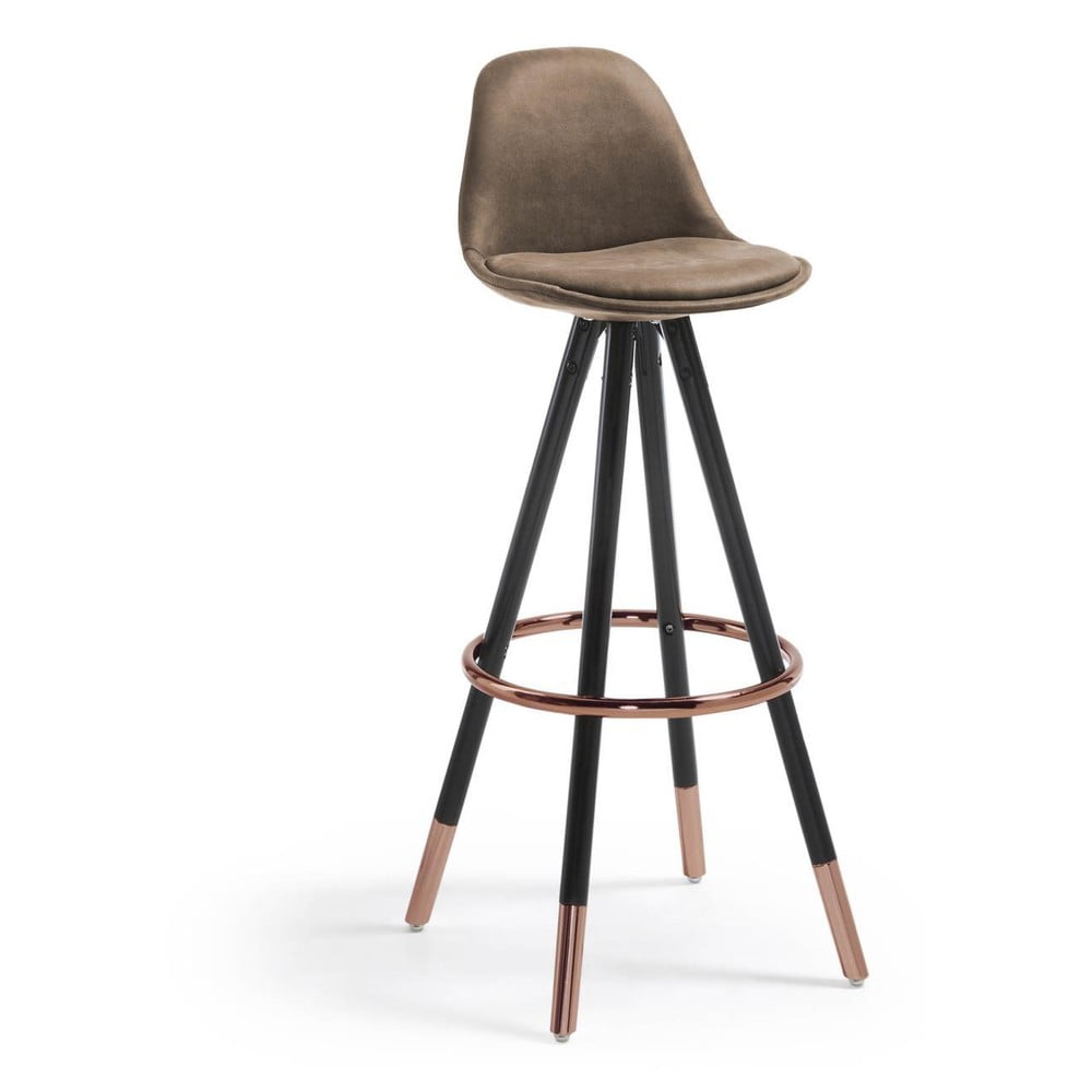 Barna bárszék (ülésmagasság 75 cm) Slad – Kave Home