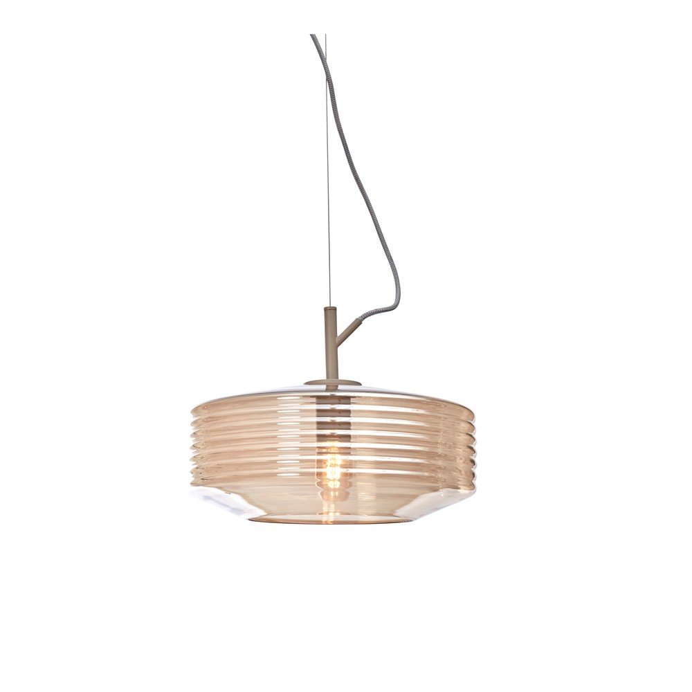 Barna függőlámpa üveg búrával ø 35 cm Verona – it's about RoMi