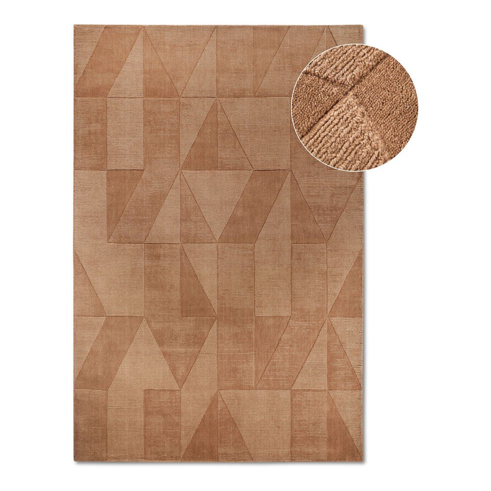 Barna kézi szövésű gyapjú szőnyeg 120x170 cm Ursule – Villeroy&Boch