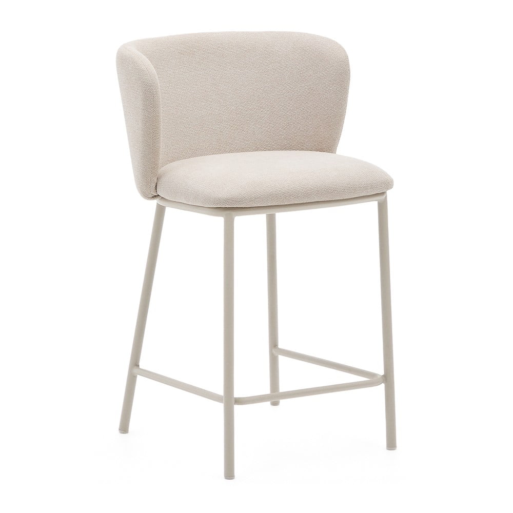 Bézs bárszék (ülésmagasság 65 cm) Ciselia – Kave Home
