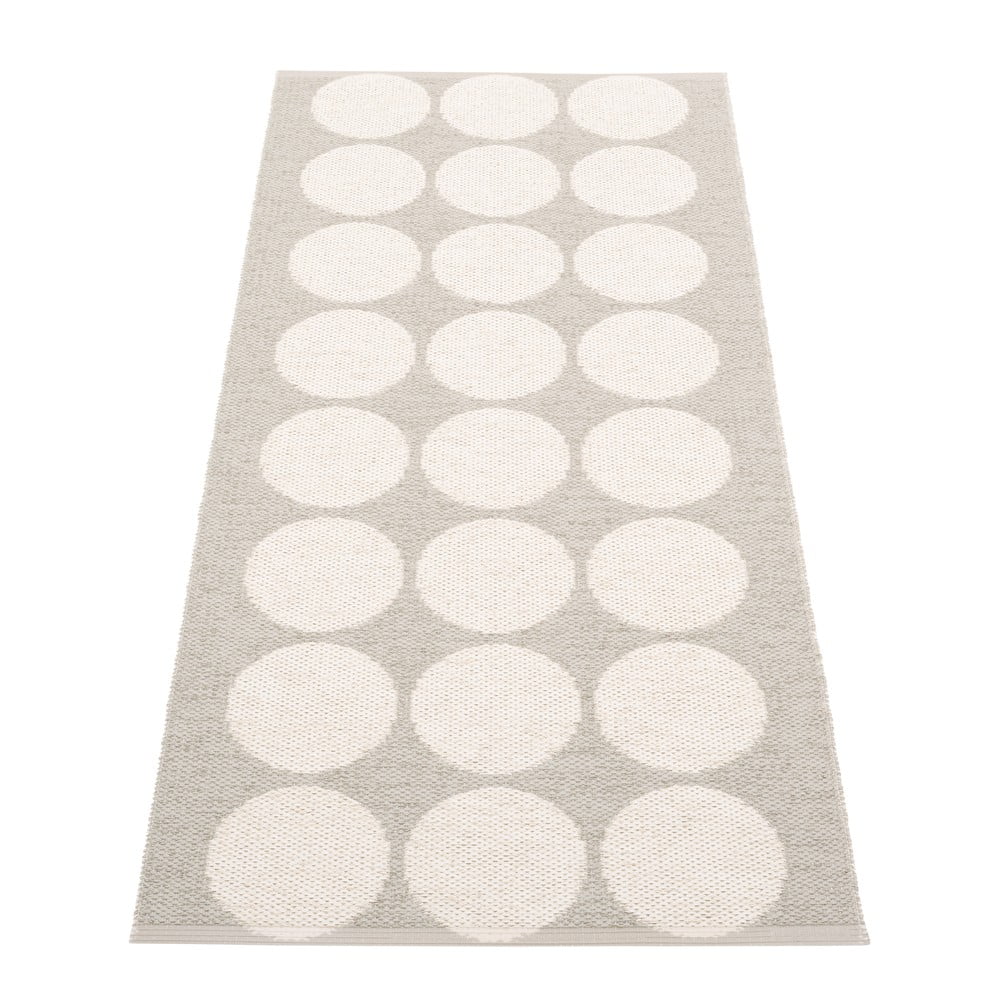 Bézs-krémszínű kültéri-beltéri futószőnyeg 70x160 cm Hugo Linen Vanilla – Pappelina