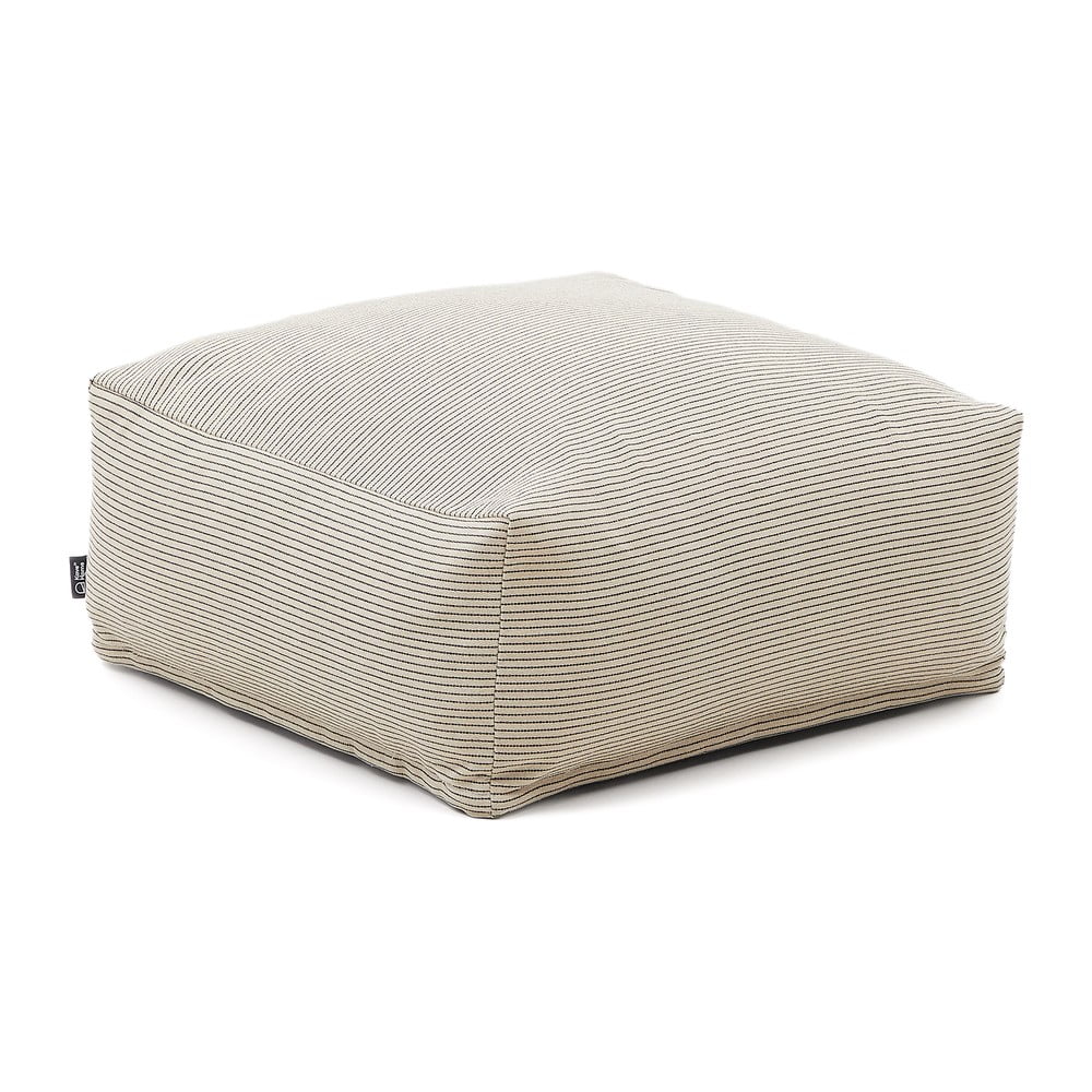 Bézs puff Famara – Kave Home