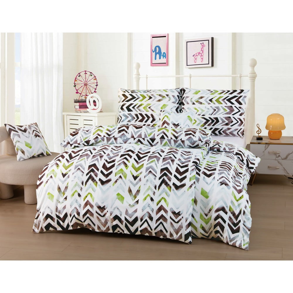 Egyszemélyes hatrészes mikroszatén ágyneműhuzat 140x200 cm Madison – JAHU collections