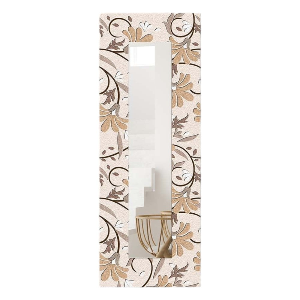 Fali tükör tömörfa kerettel 40x120 cm – Wallity