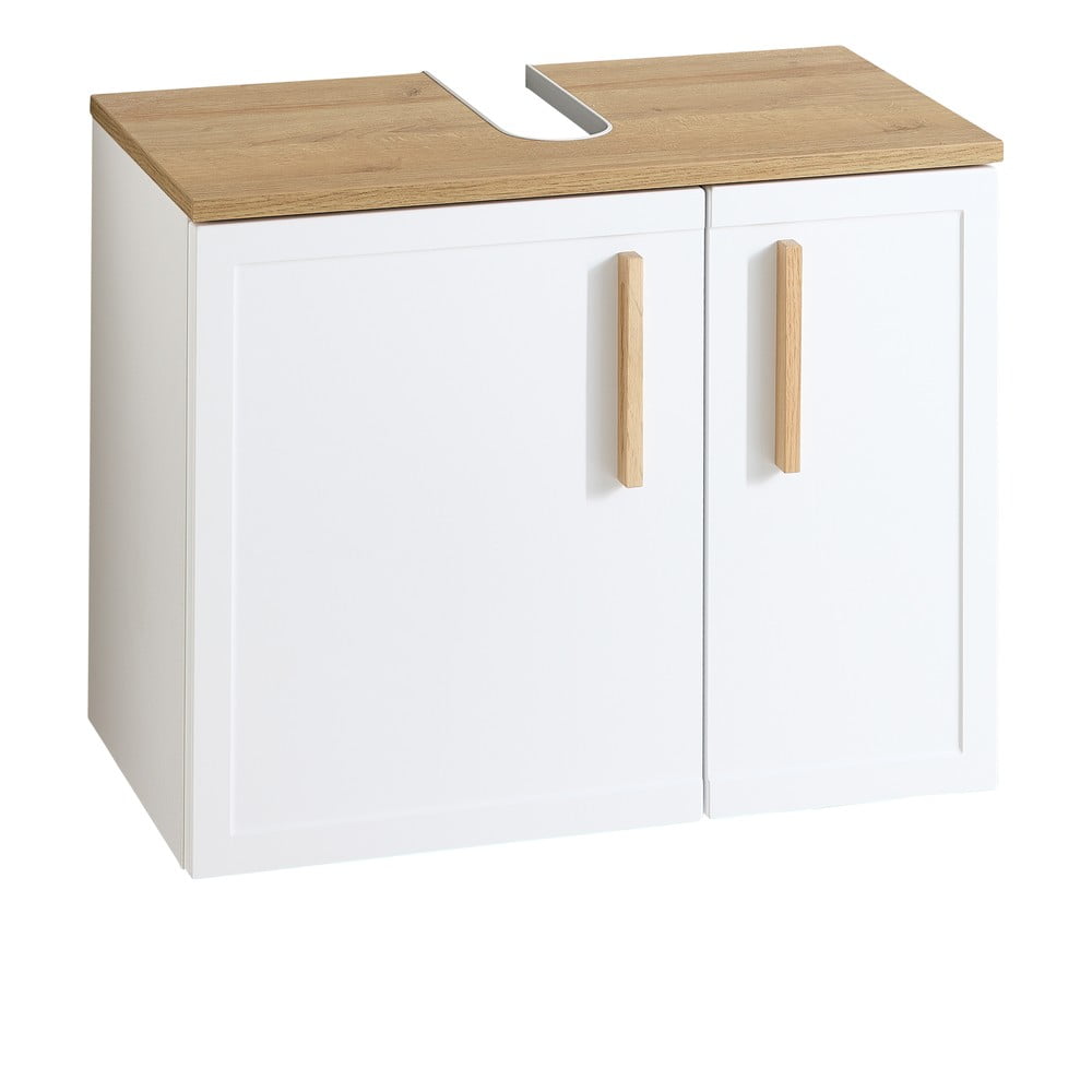 Fehér fali mosdó alatti szekrény 65x60 cm Quickset 383 – Pelipal