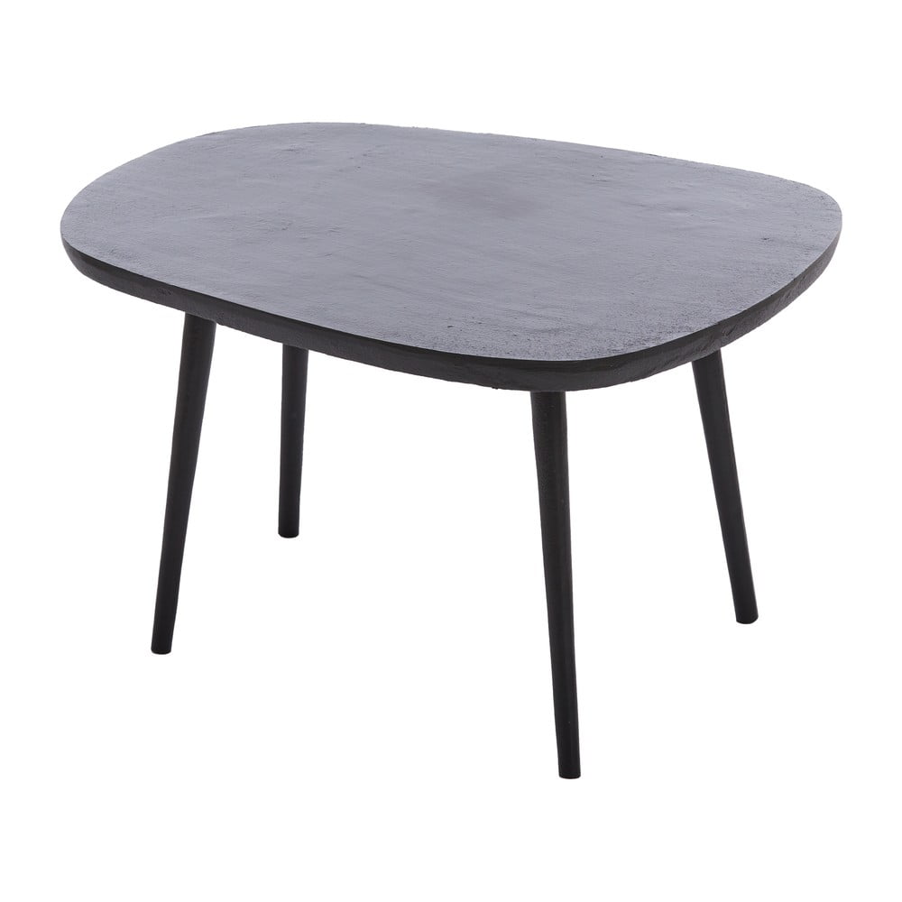 Fekete fém dohányzóasztal 53x64 cm Puno – Light & Living