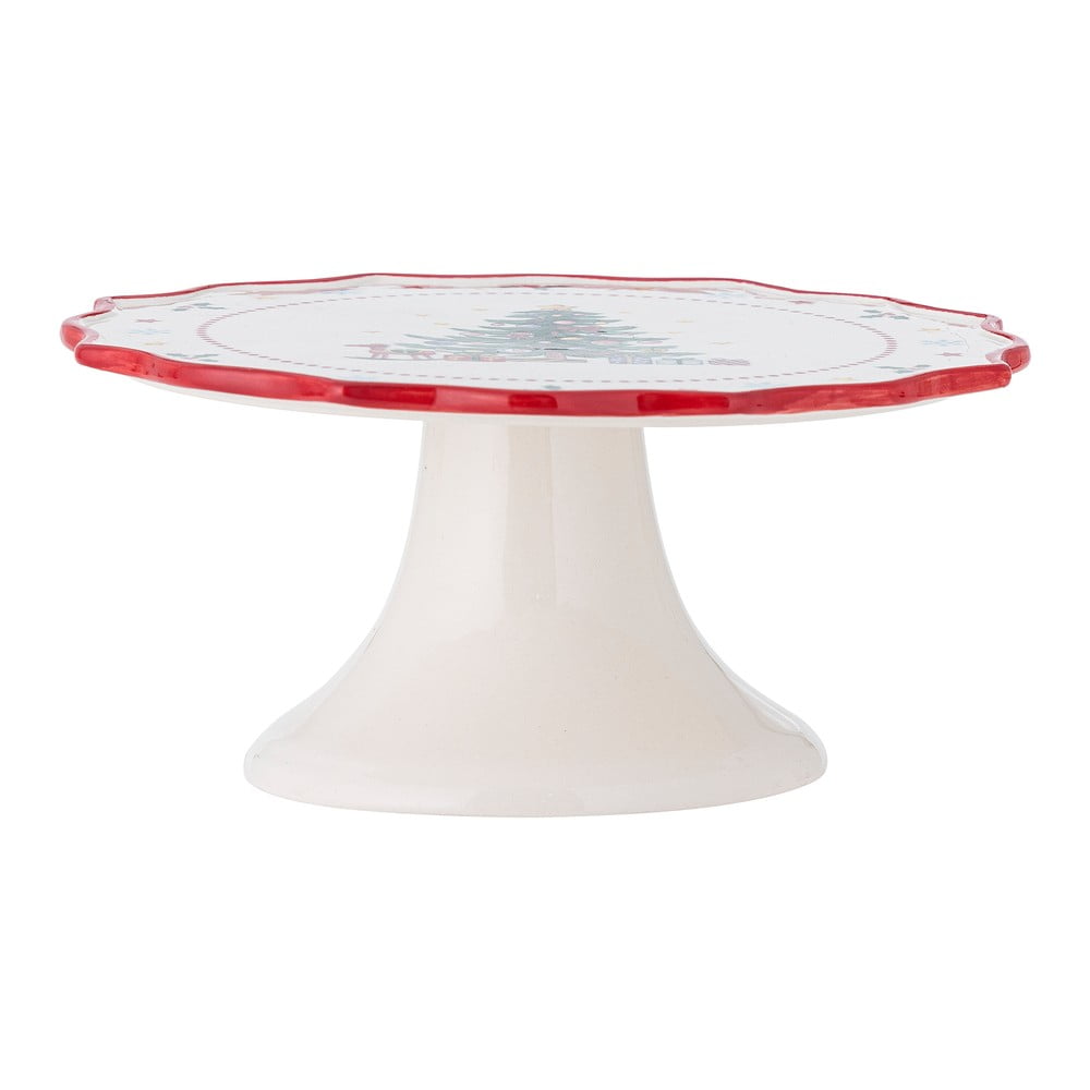 Kerámia emeletes kínálótálca karácsonyi mintával Naive – Bloomingville