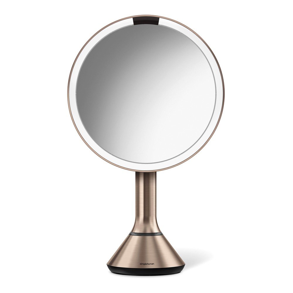 Kozmetikai tükör világítással-nagyítós (ötszörös) ø 20 cm Sensor – simplehuman