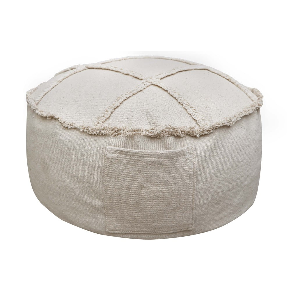 Krémszínű gyerek babzsákfotel Tic-Tac-Toe – Lorena Canals