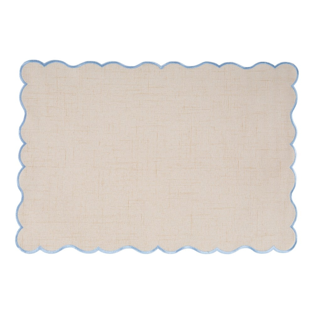 Lenkeverék tányéralátét 30x43 cm Noura – Tiseco Home Studio