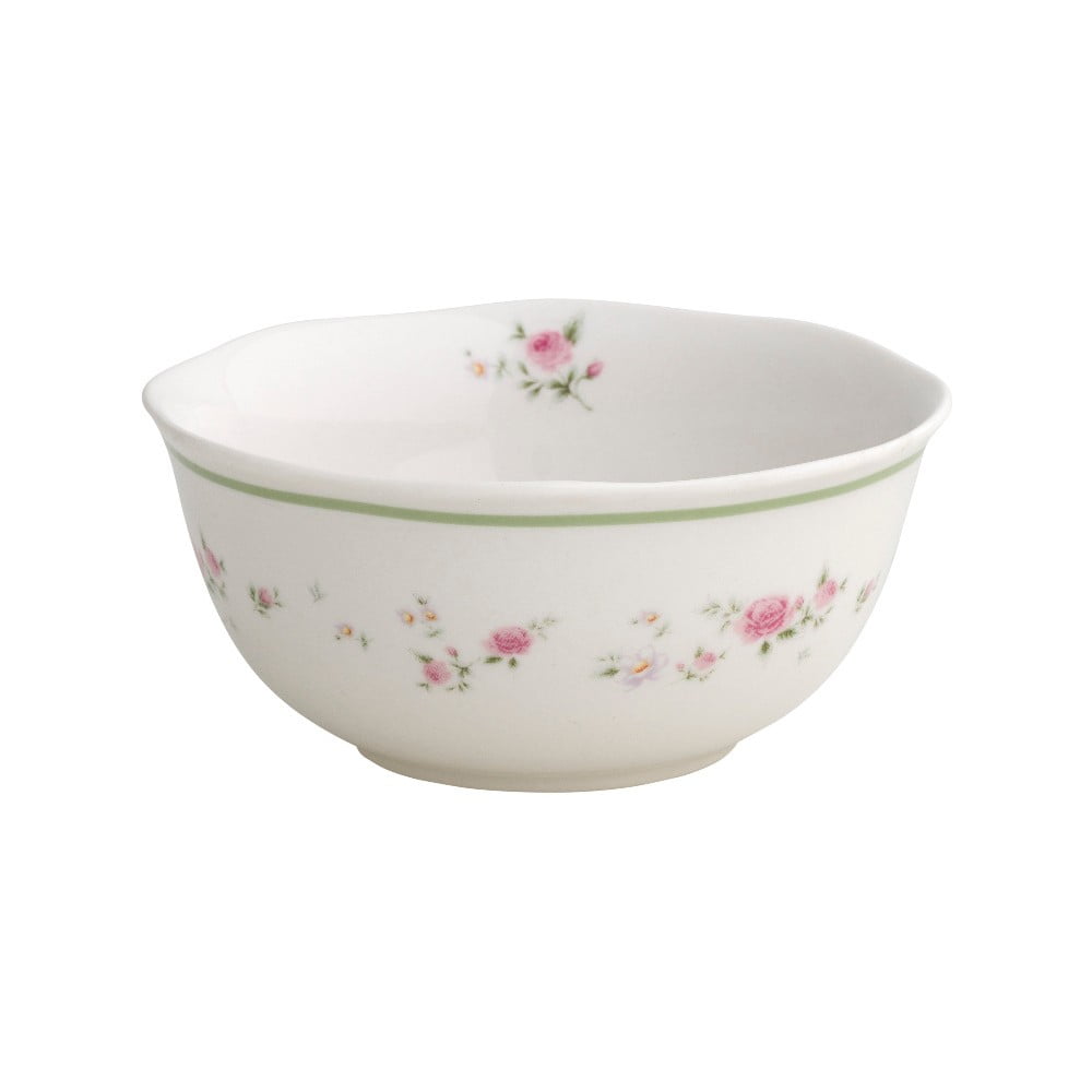 Nonna Rosa 2 db fehér porcelántálka