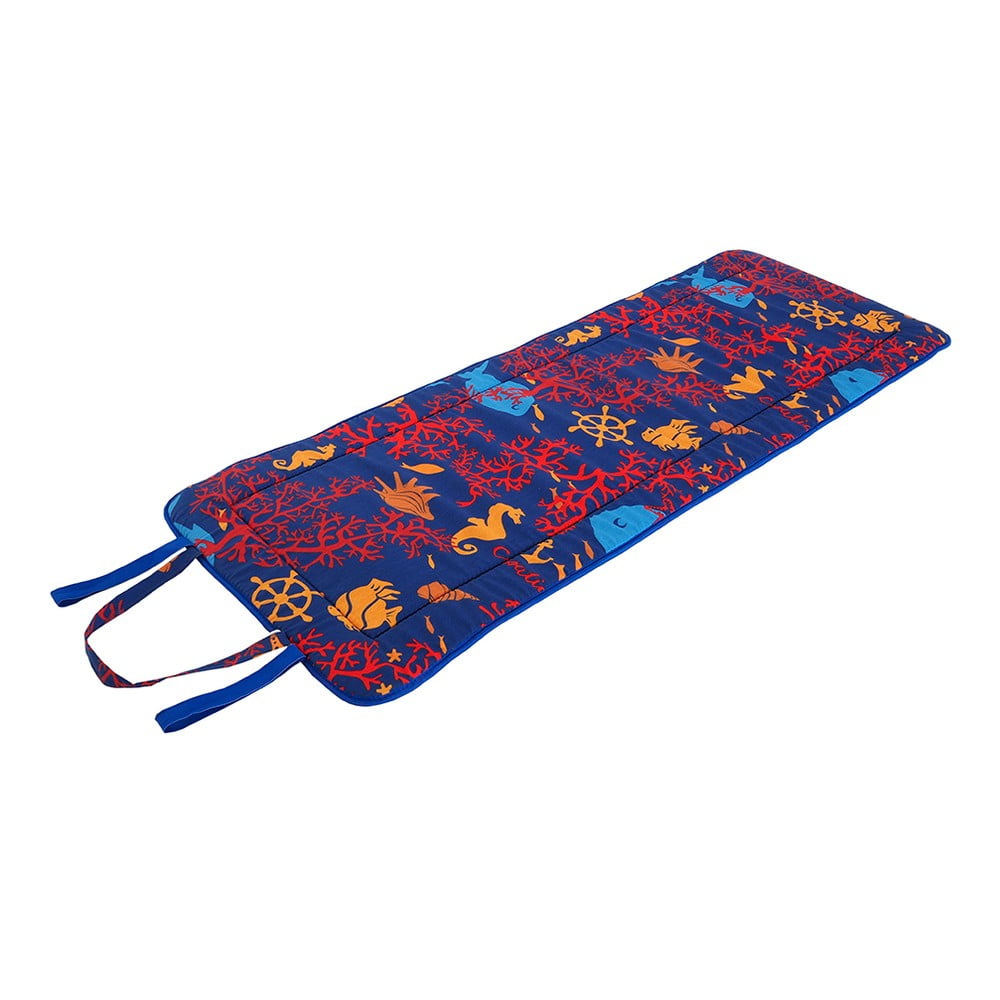 Piros-kék kerti székpárna napozóágyra 52x148 cm   Seahorse – B.E.S.