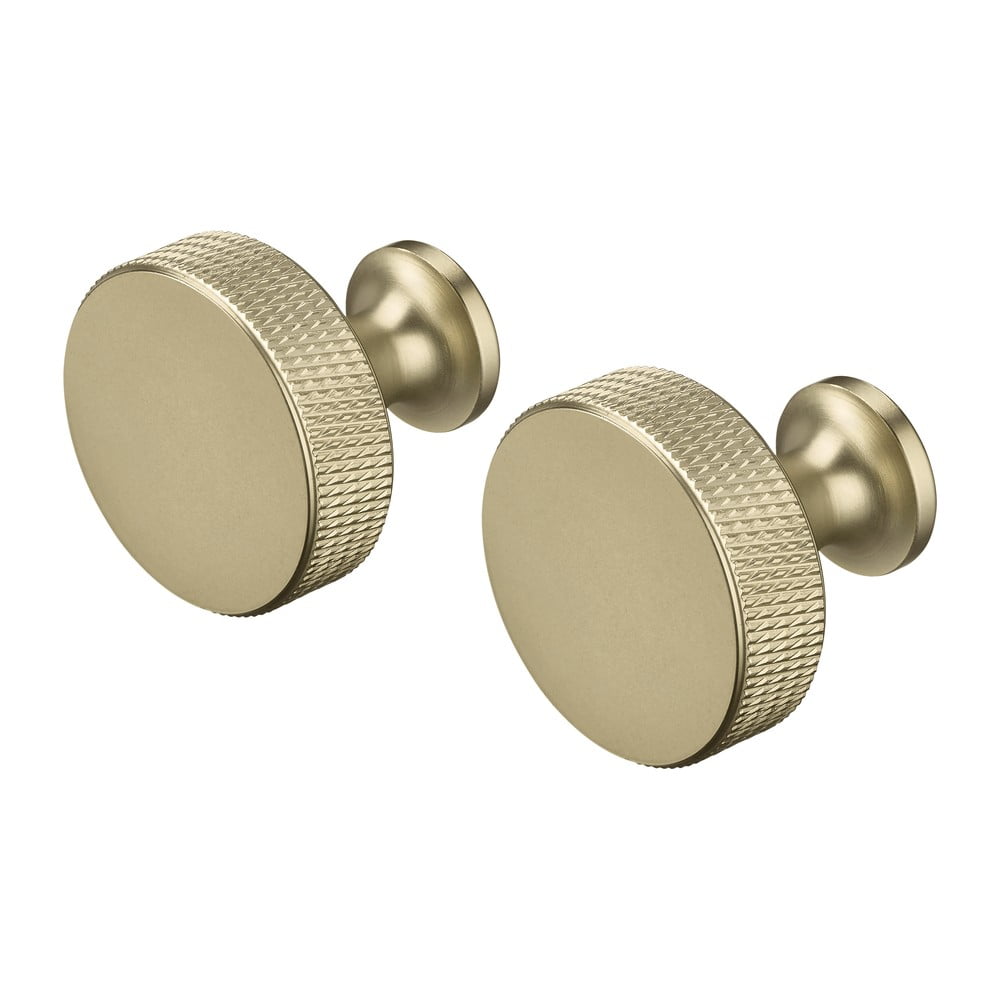 Sárgaréz színű fali fém akasztó szett 2 db-os Rof – Blomus