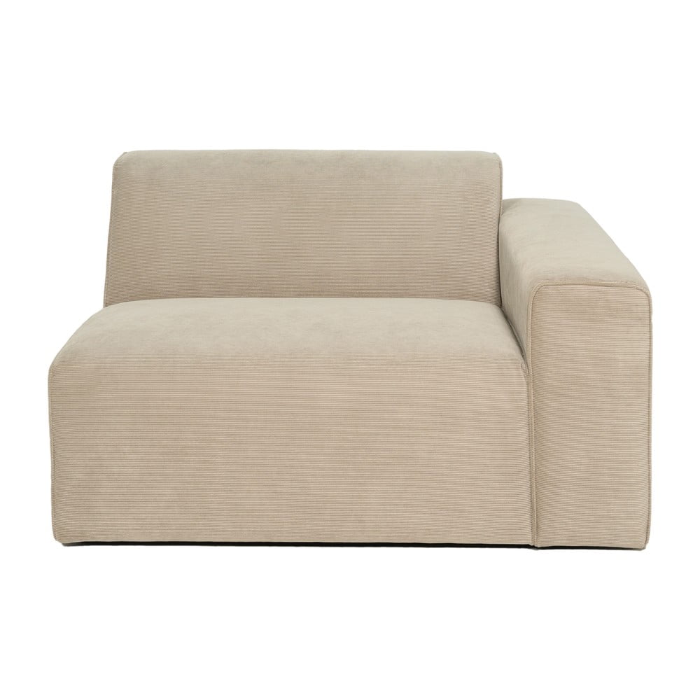 Sting bézs kordbársony kanapé modul