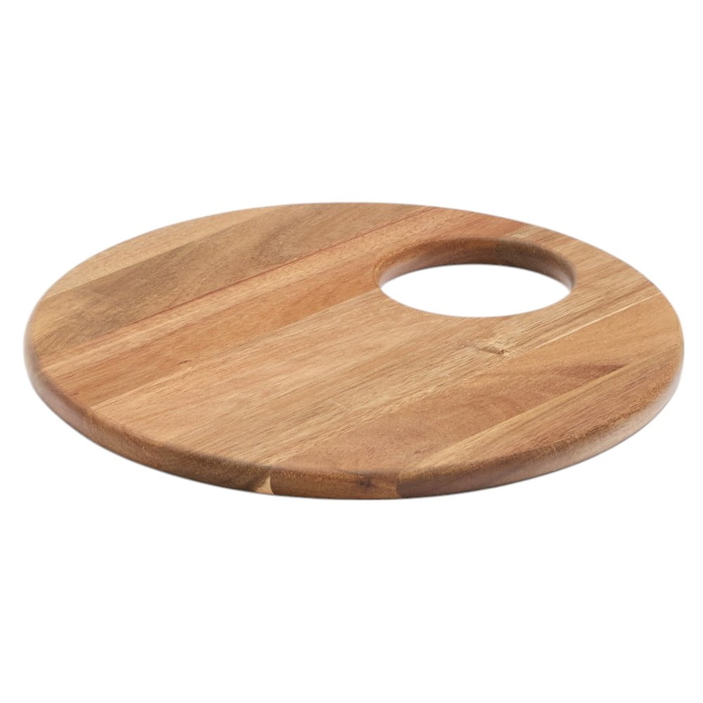Szervírozó fa vágódeszka ø 36 cm Klot – Kave Home