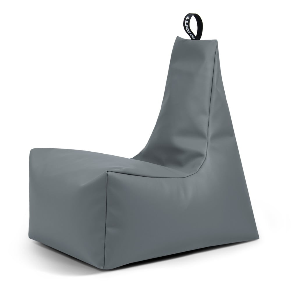 Szürke bőrutánzat babzsákfotel Icy XL – So Soft?