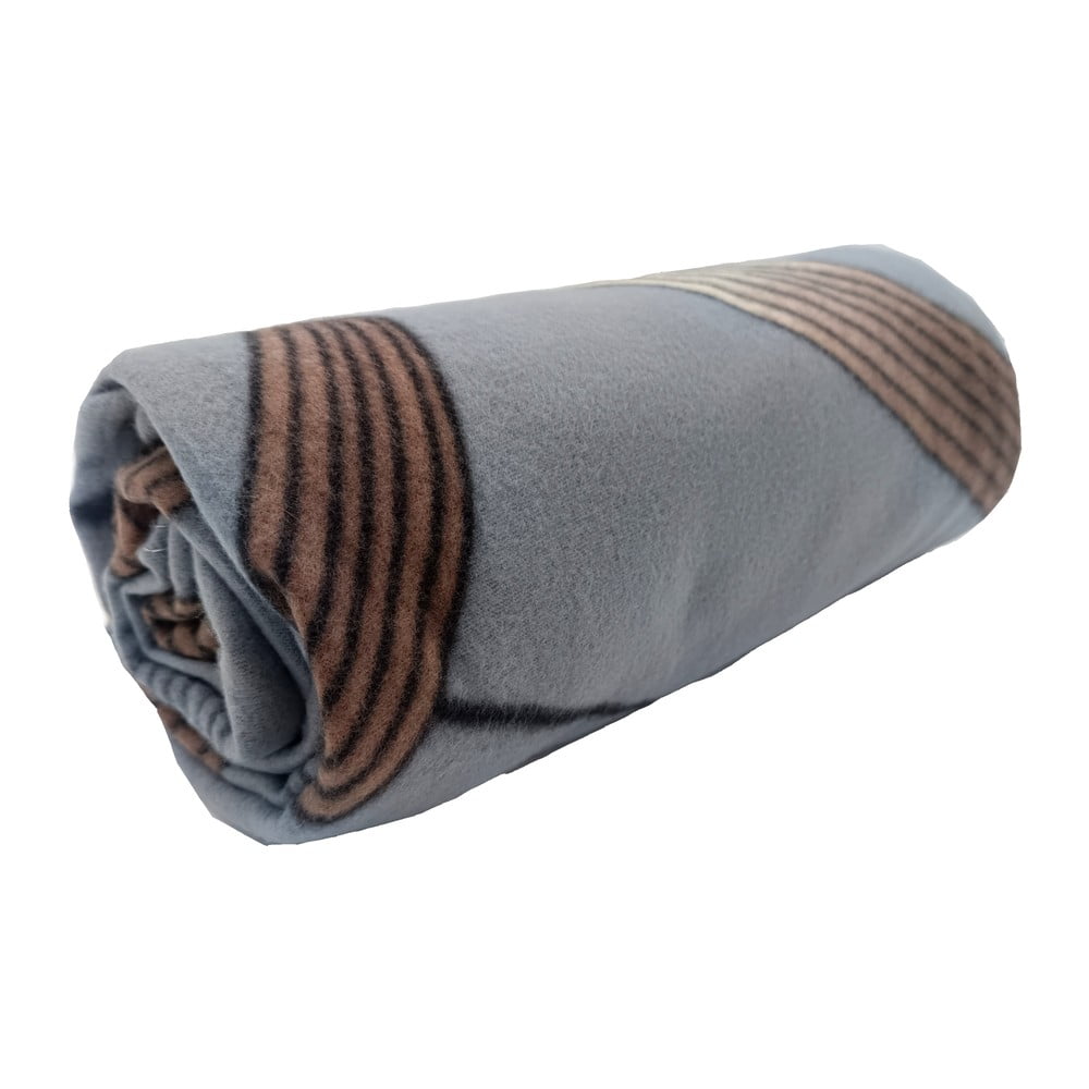 Szürke fleece takaró 150x200 cm Gold Ribbon – JAHU collections