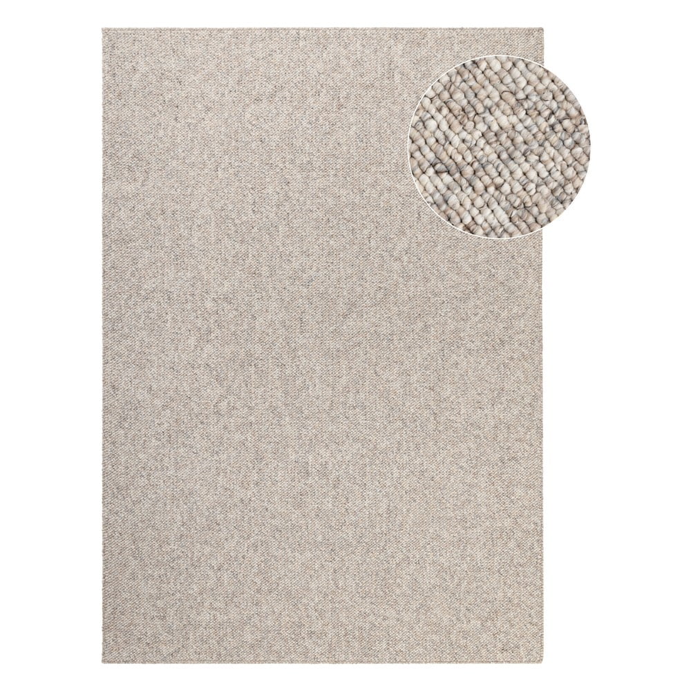 Szürke-krémszínű mosható szőnyeg 240x340 cm Rocco Dark Cream – Elle Decoration