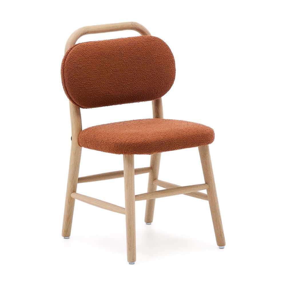 Terrakotta színű gyerek szék Helda – Kave Home