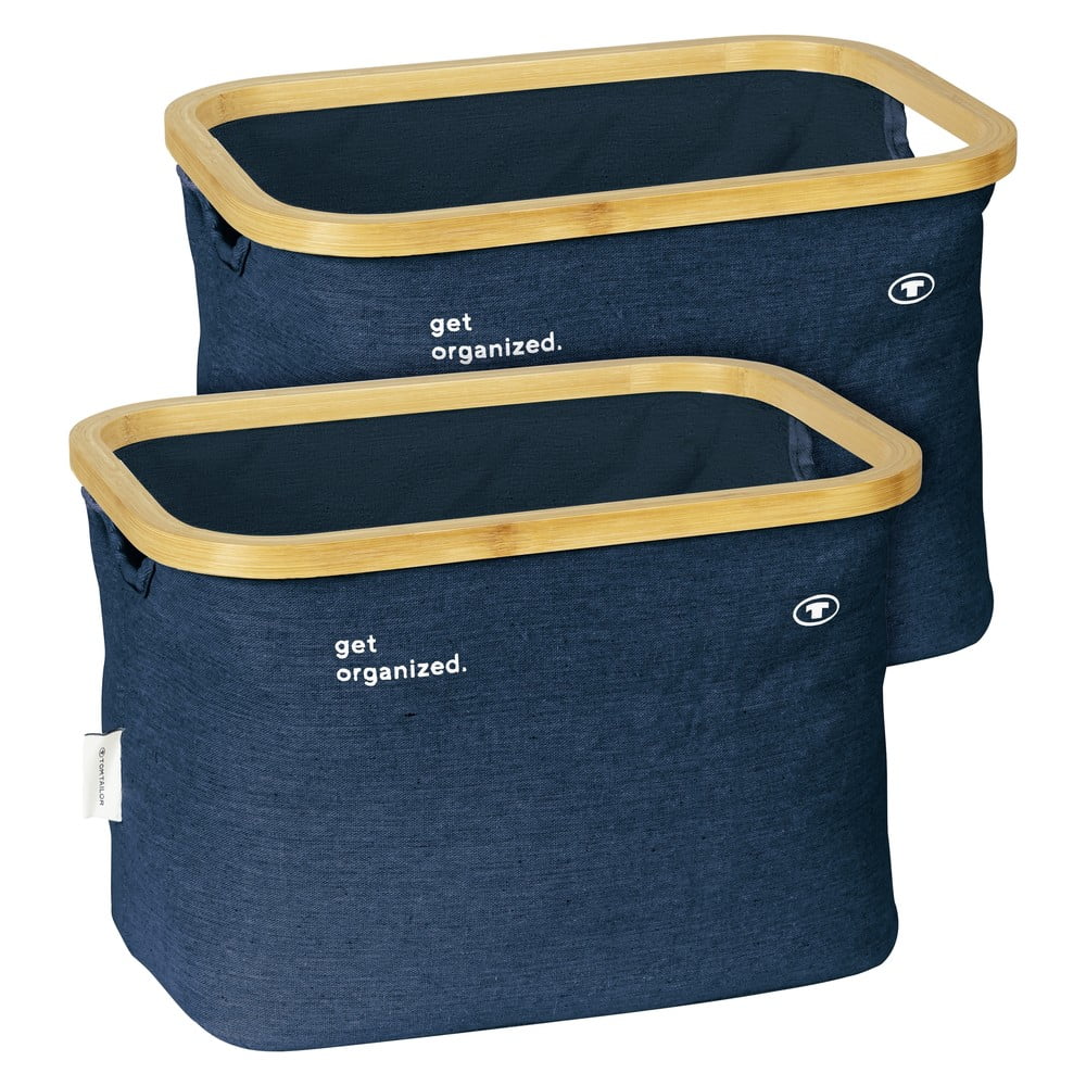 Textil tárolókosár szett 2 db-os 38x26x26 cm Tom Tailor – Wenko