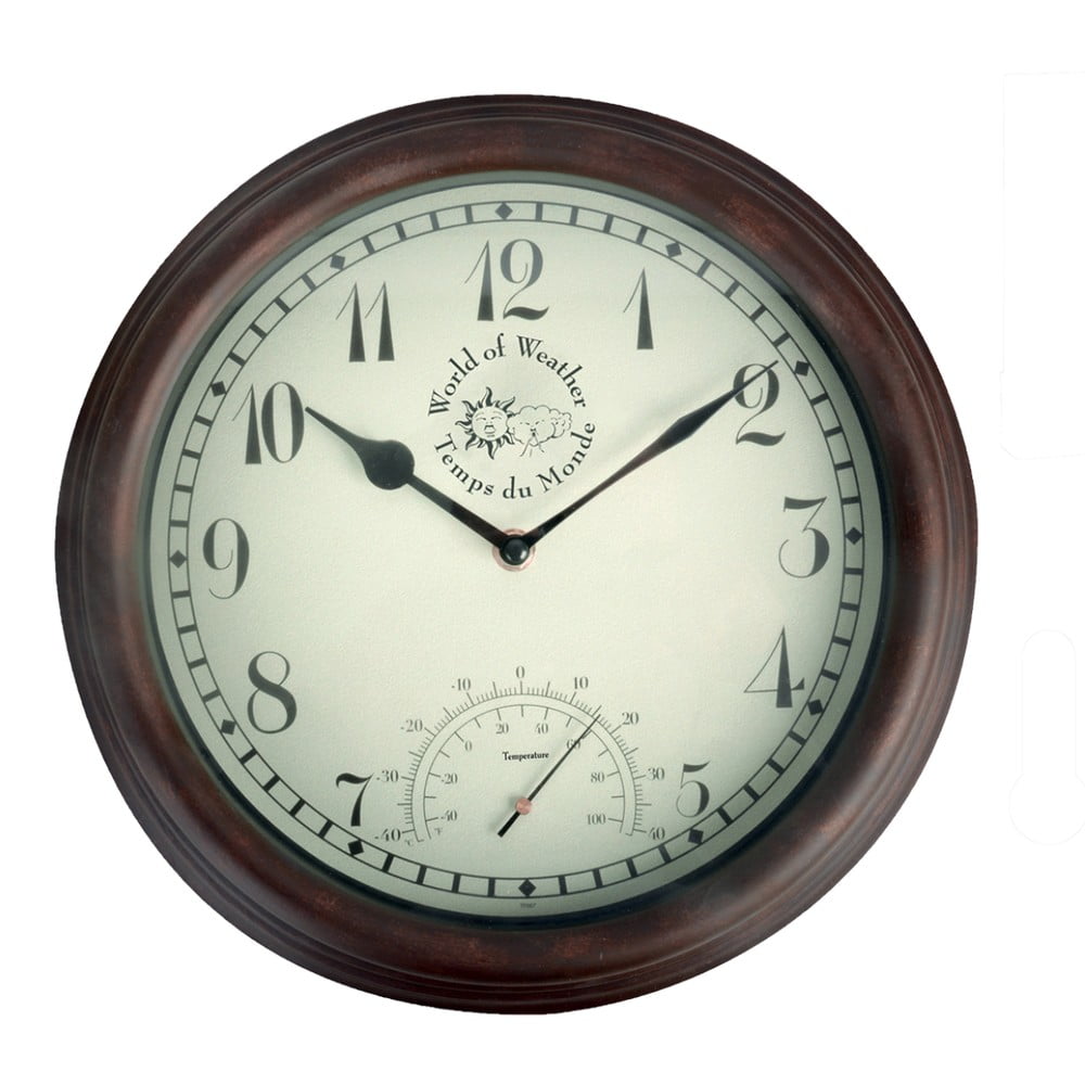 Time kültéri falióra hőmérővel - Esschert Design