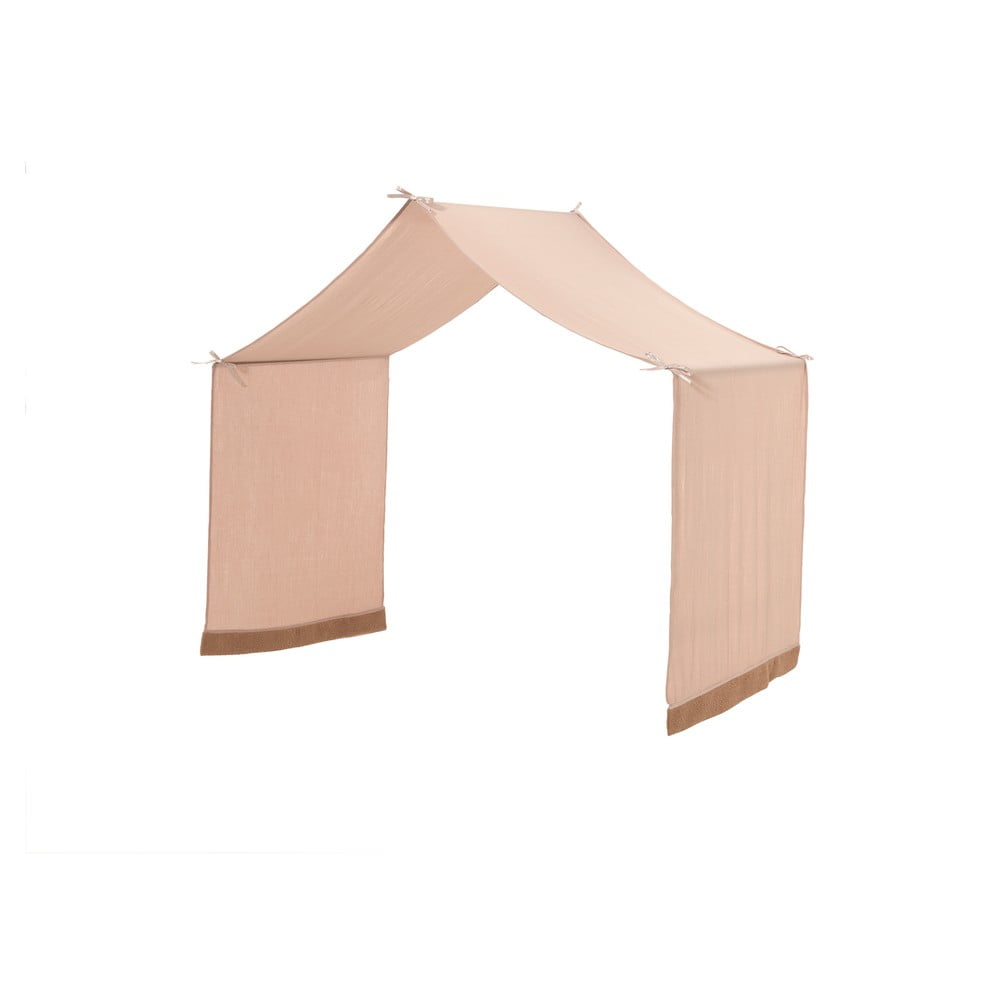 Világosbarna pamut gyerek függöny ágyhoz 86x414 cm Forrest – Vipack