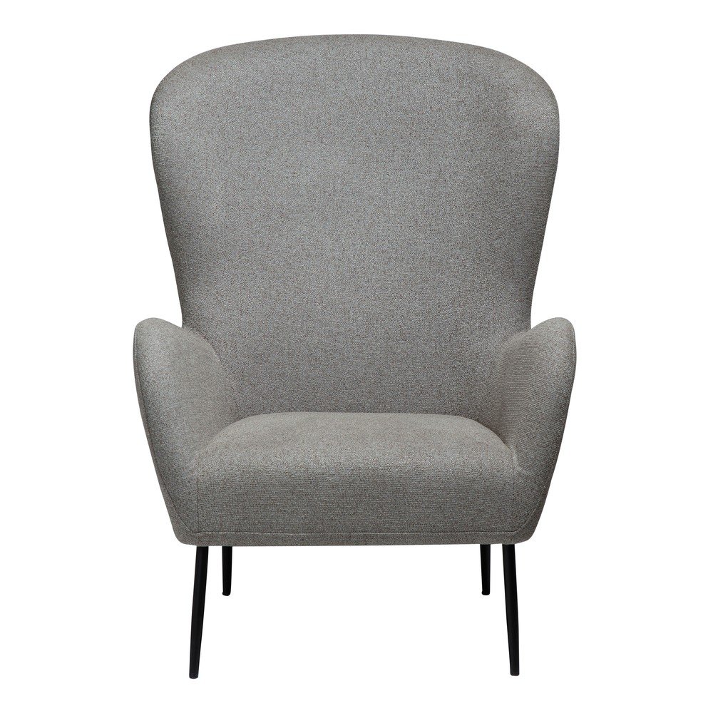 Világosszürke buklé fotel Glam – DAN-FORM Denmark