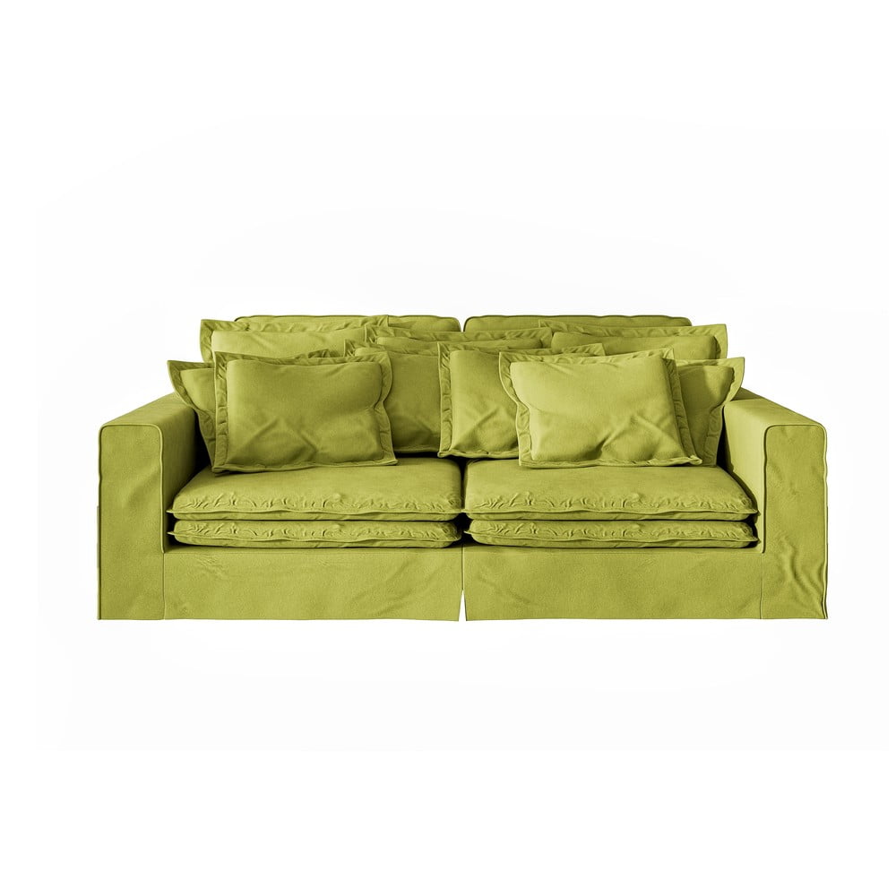 Világoszöld kanapé 236 cm Nora – Ropez