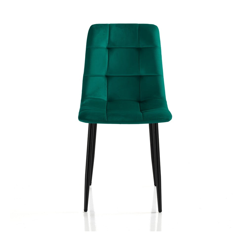 Zöld bársony étkezőszék szett 2 db-os Faffy – Tomasucci