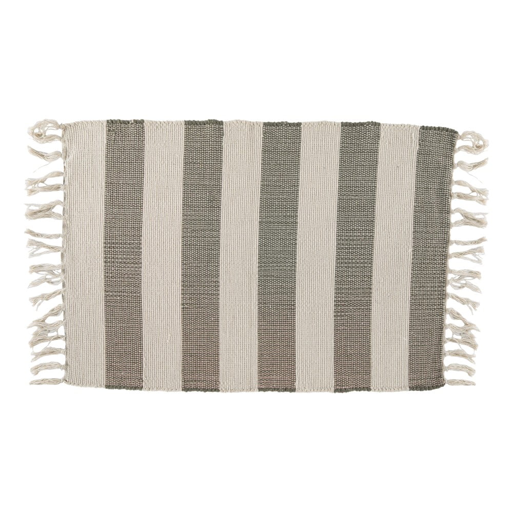 Zöld-bézs fürdőszobai kilépő 50x80 cm Ivar – Tiseco Home Studio