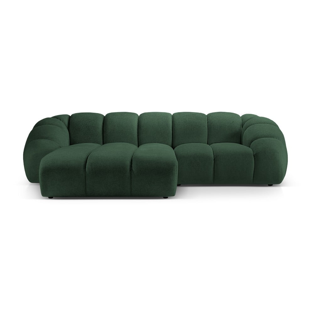 Zöld sarokkanapé (bal oldali) Diana – Micadoni