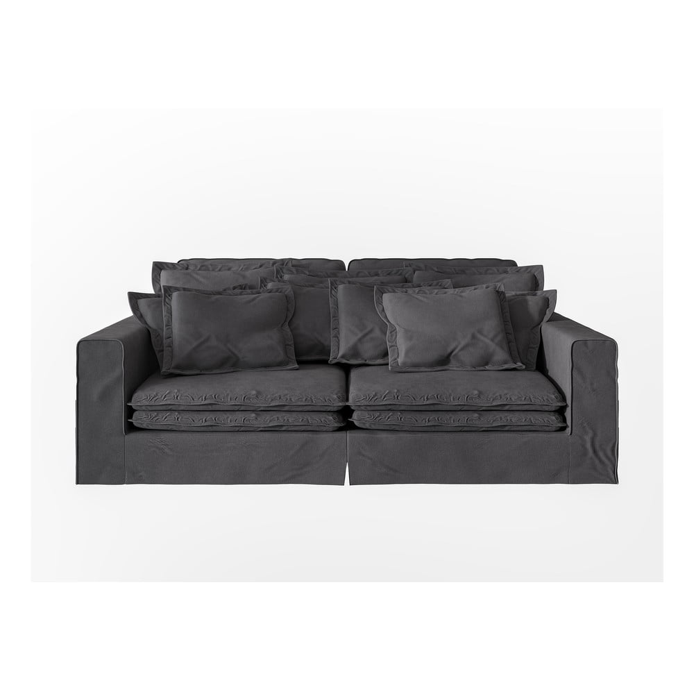 Antracitszürke kanapé 236 cm Nora – Ropez