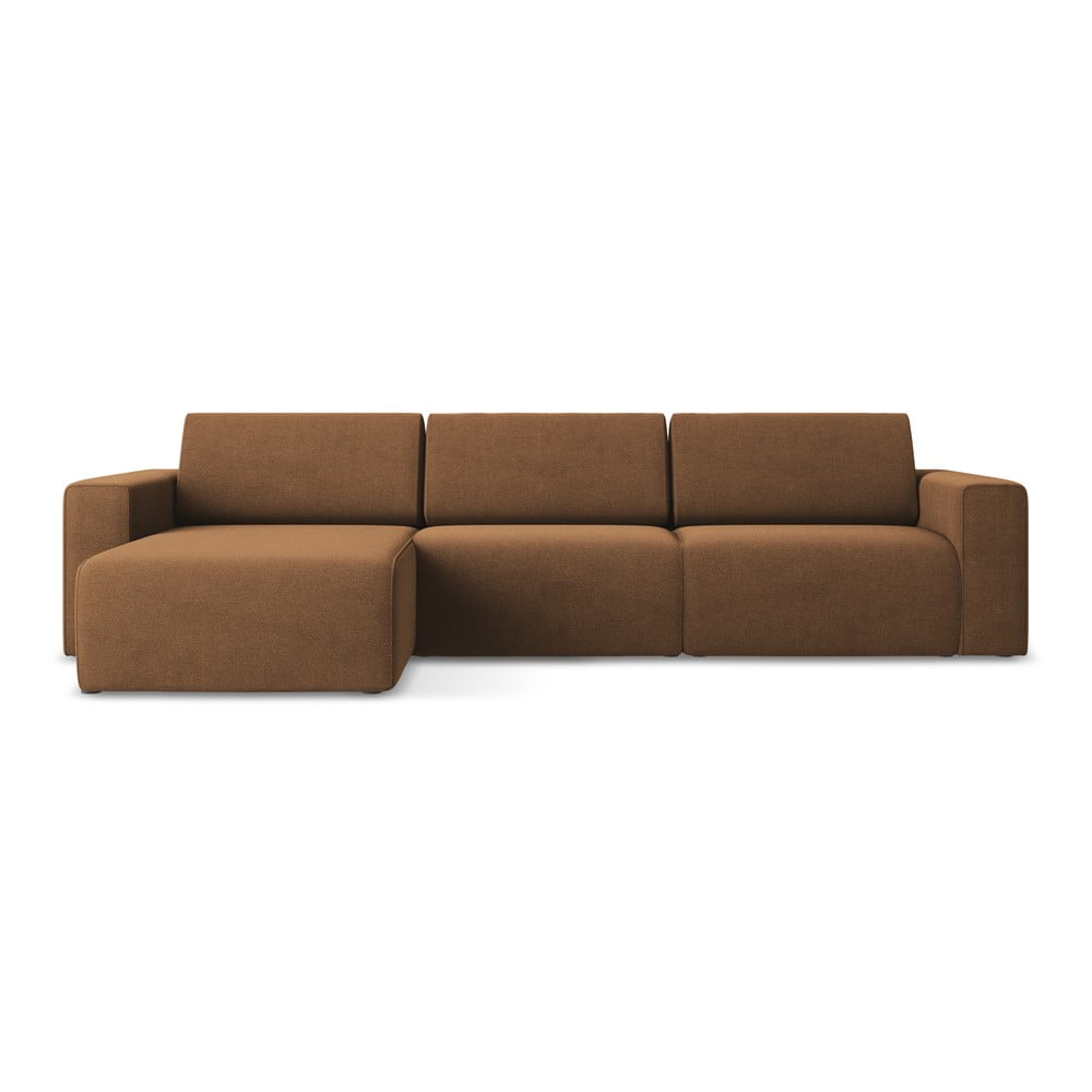 Barna moduláris sarokkanapé (bal oldali) Kalea – Makamii