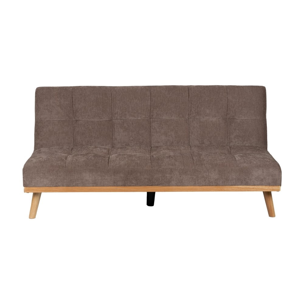 Barna zsenília kinyitható kanapé 178 cm – Ixia