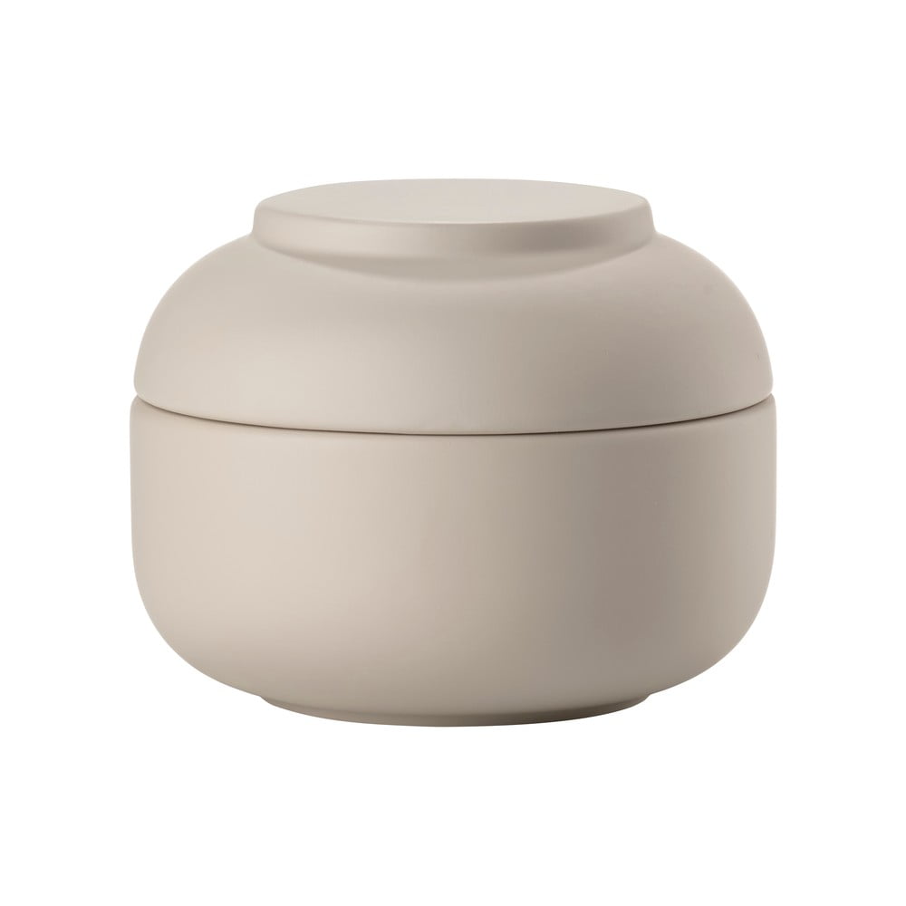 Bézs agyagkerámia fürdőszobai rendszerező vattakorongokhoz Sensu – Zone