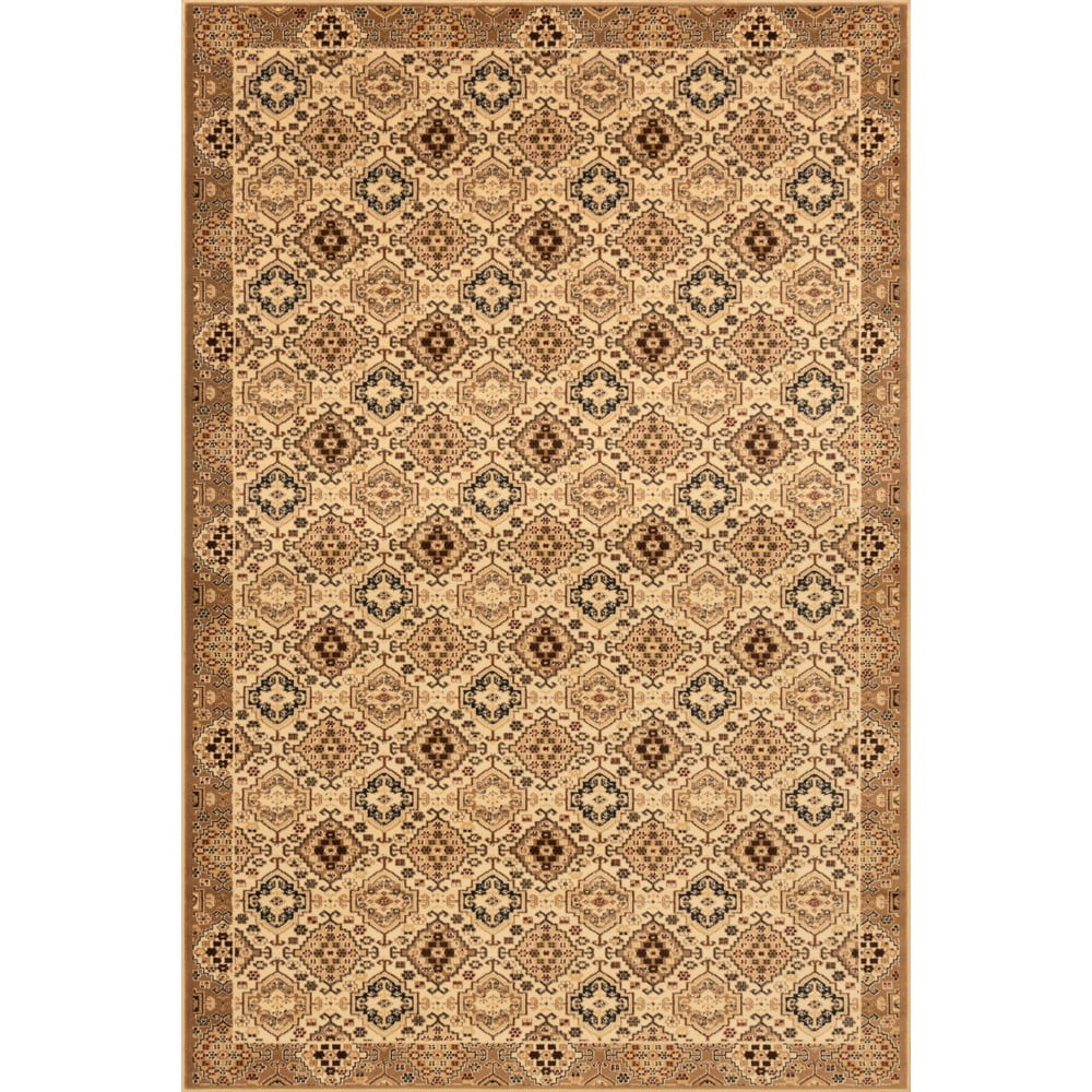 Bézs-borostyán színű szőnyeg 133x190 cm Iris – FD