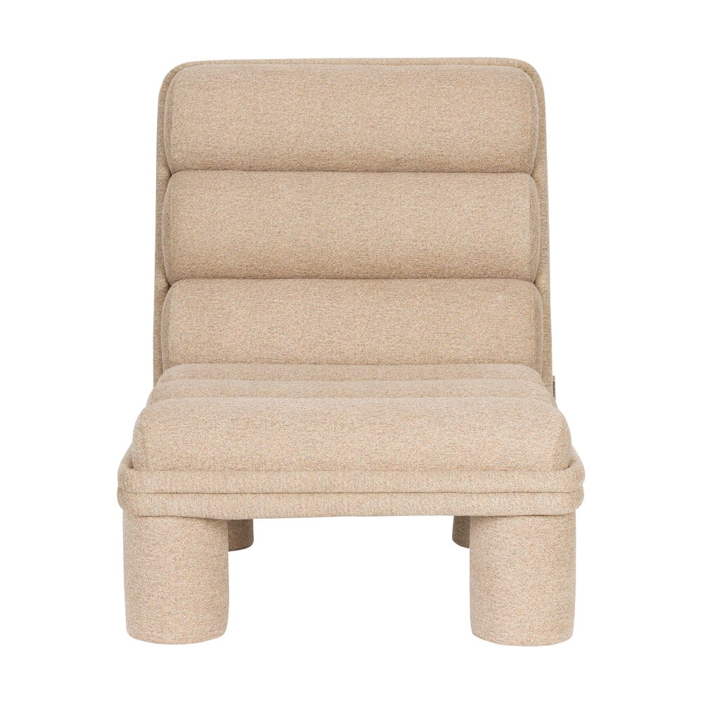 Bézs buklé fotel Fern – Dutchbone