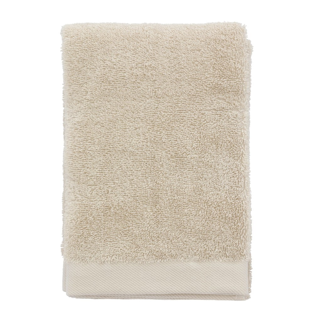 Bézs frottír pamut törölköző 50x100 cm Comfort – Södahl