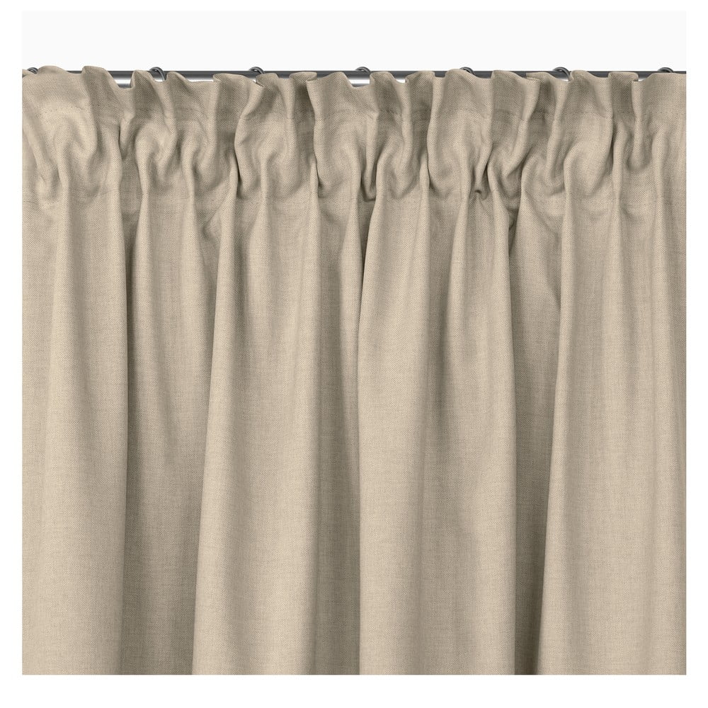 Bézs függöny 220x270 cm Carmena – Homede