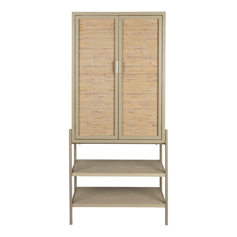 Bézs jegenyefenyő szekrény 70x160x36 cm Yasu – Dutchbone