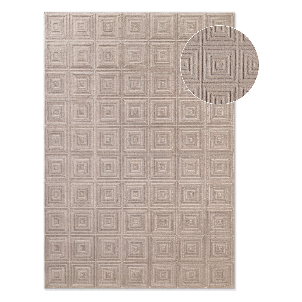 Bézs szőnyeg 120x170 cm Perles Tourmaline – Elle Decoration