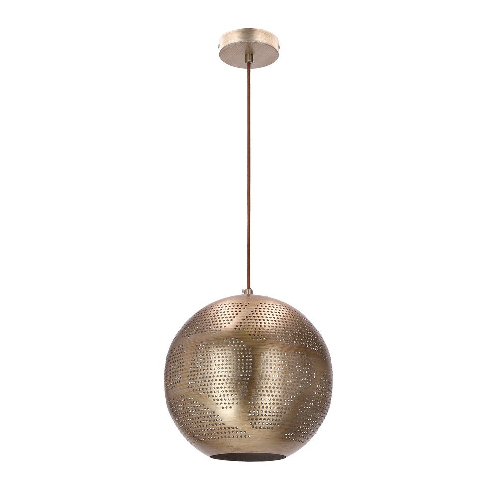 Bronzszínű függőlámpa fém búrával Sfinks – Candellux Lighting