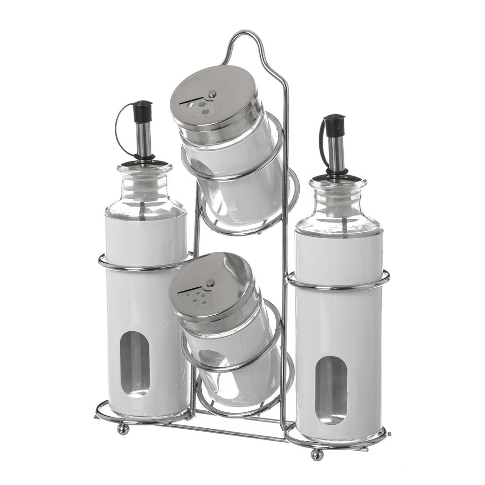 Ecet- és olajtartó készlet állvánnyal 4 db-os – Casa Selección