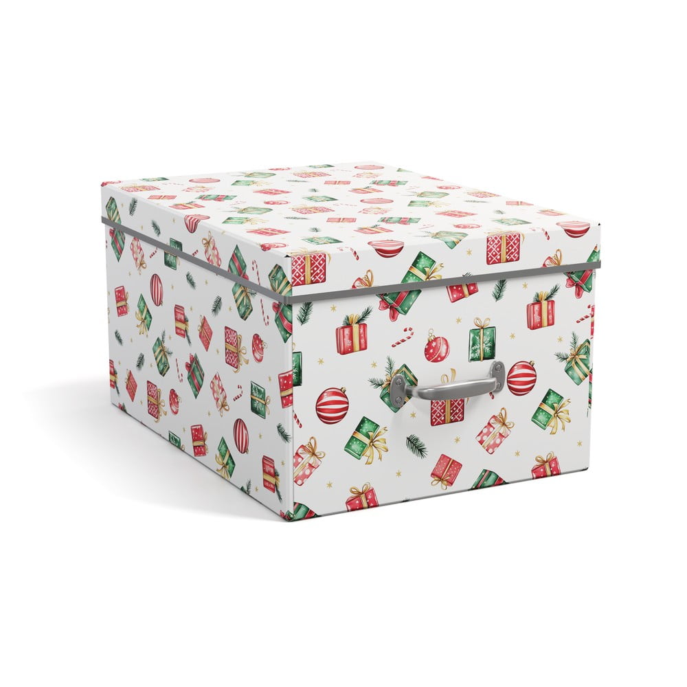 Fedeles dekoratív karton tárolódoboz 37x50x15 cm Engla Christmas Storage – Bigso