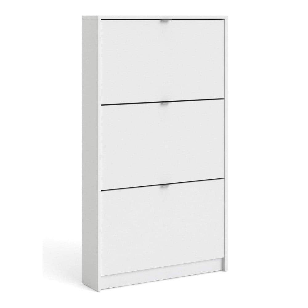 Fehér billenő ajtós cipőtartó Shoes – Tvilum