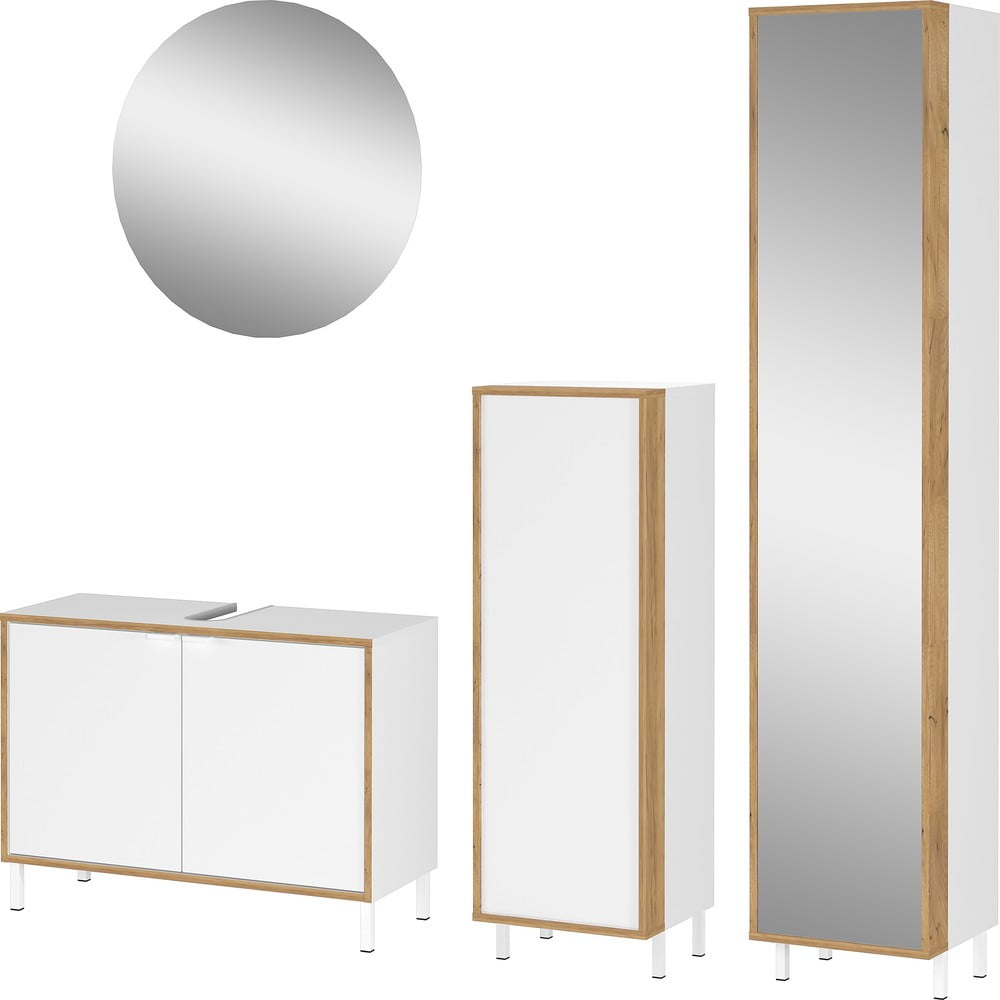 Fehér fürdőszoba bútor szett Topeka – Germania