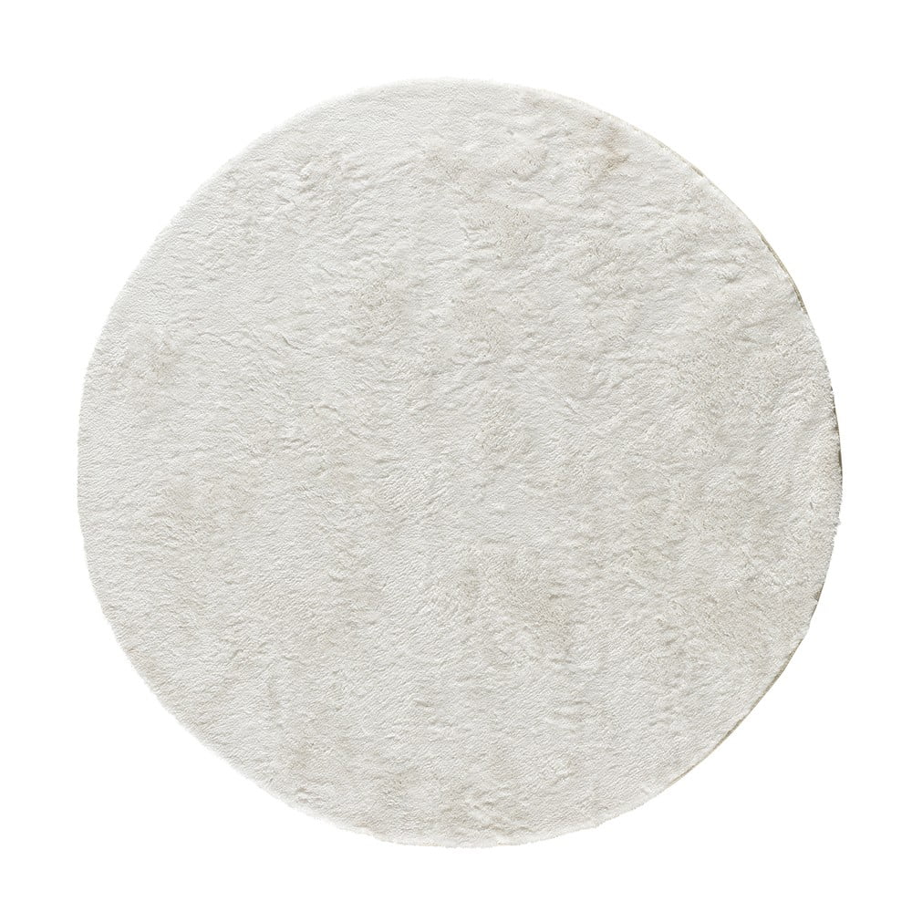 Fehér kerek szőnyeg ø 120 cm Roma Liso – Universal