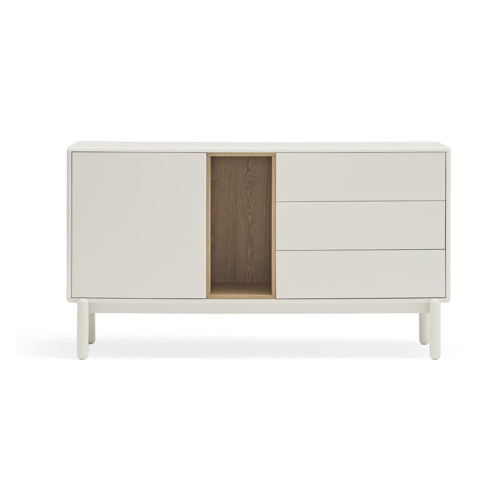 Fehér komód 140x76x40 cm Corvo – Teulat