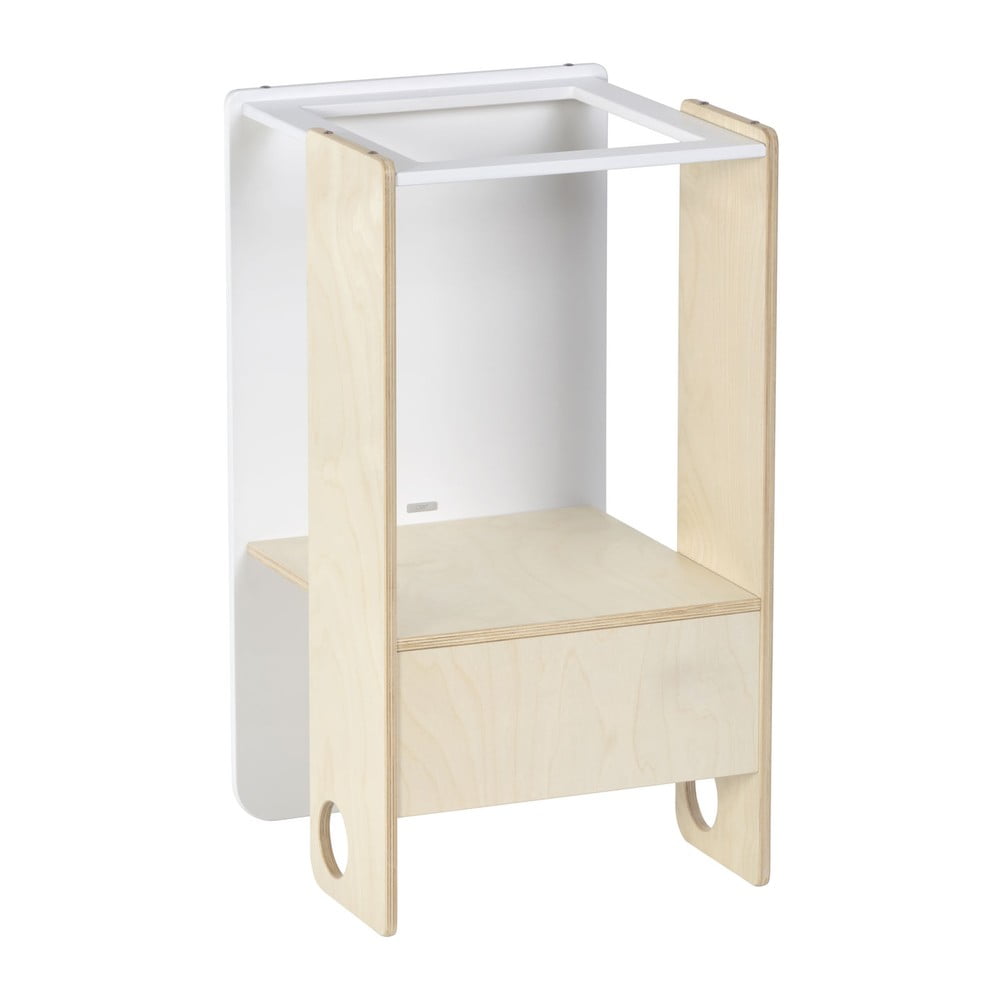 Fehér-natúr színű tanulótorony Nuun – Kave Home