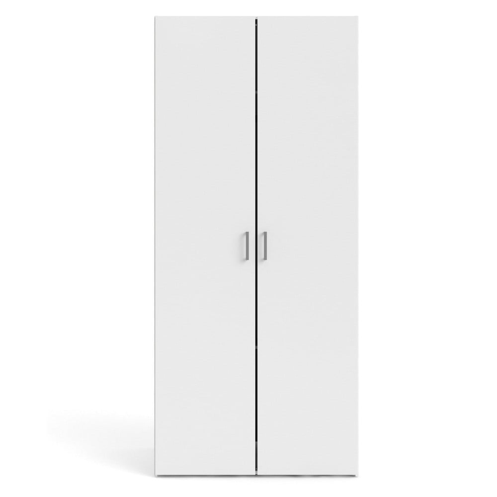 Fehér ruhásszekrény 78x175 cm Space – Tvilum